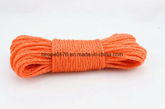 3/8 tommer PE Hollow Flettet Vandskib Bugsering Rope Orange