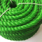 8mmx50m Grøn snoet polypropylenreb Flydende PP-reb Bådreb Sejlads Camping Safety Line Tøjsnor