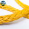 Polyester Cover 12 Strand UHMWPE / HMPE HMWPE Nylon Marine Towing Rope