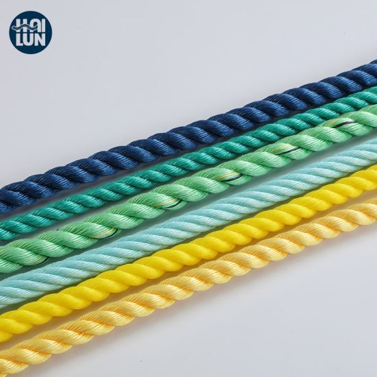3/4/8/12 tråde Premium Kvalitet PP / PE Rope Polypropylen Rope til fortøjning